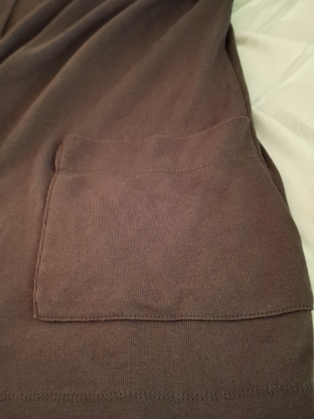 Kim Rogers Chocolate Brown Open-Front Cardigan - Picture 3 of 6